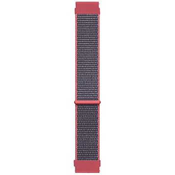 Microsonic Garmin Forerunner 55 Hasırlı Woven Sport Loop Koyu Pembe Kordon