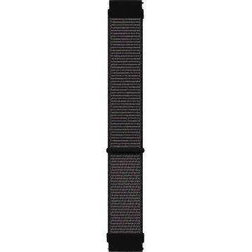 Microsonic Garmin Forerunner 55 Hasırlı Woven Sport Loop Siyah Kordon