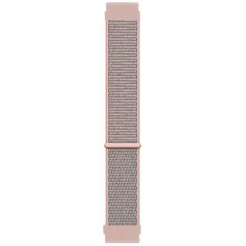 Microsonic Garmin Forerunner 645 Woven Sport Loop Rose Gold Hasırlı Kordon