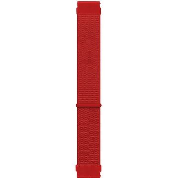 Microsonic Garmin Forerunner 745 Woven Sport Loop Kırmızı Hasırlı Kordon