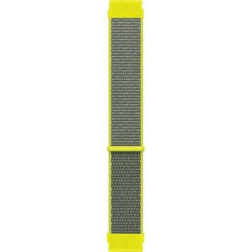 Microsonic Garmin Vivoactive 4 Hasırlı Woven Sport Loop Sarı Kordon