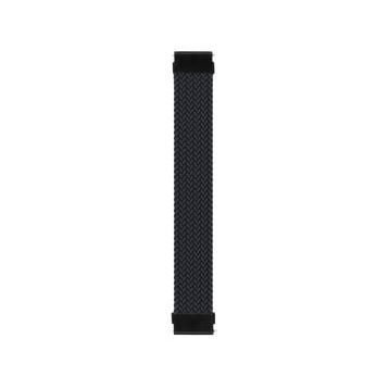 Microsonic Garmin Vivoactive 5 Braided Solo Loop Band Siyah 155 mm Medium Kordon