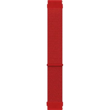 Microsonic Garmin Vivoactive 5 Hasırlı Woven Sport Loop Kırmızı Kordon
