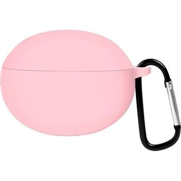Microsonic Huawei Free Buds 5i Mat Silikon Pembe Kılıf
