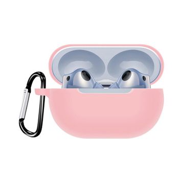 Microsonic Huawei FreeBuds Pro 2 Askılı Mat Silikon Pembe Kılıf