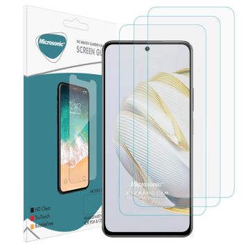 Microsonic Huawei Nova 10 SE Screen Protector Nano Glass 3 Adet Cam Ekran Koruyucu