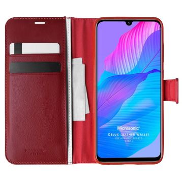 Microsonic Huawei P Smart 2019 Skyfall Transparent Clear Kırmızı Kılıf