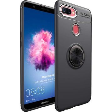 Microsonic Huawei P Smart 2019 Skyfall Transparent Clear Kırmızı Kılıf