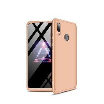 Microsonic Huawei P Smart Double Dip 360 Protective Gold Kılıf