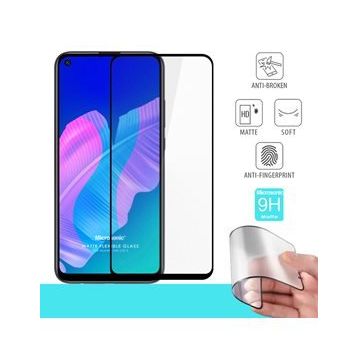 Microsonic Huawei P40 Lite E Seramik Matte Flexible Siyah Ekran Koruyucu
