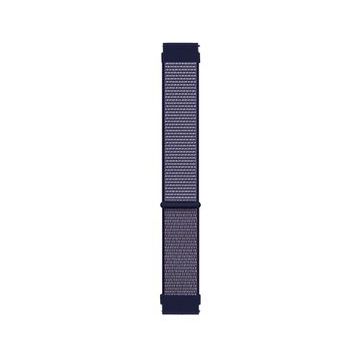 Microsonic Huawei Watch 3 Hasırlı Woven Sport Loop Mor Kordon