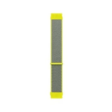 Microsonic Huawei Watch 3 Hasırlı Woven Sport Loop Sarı Kordon