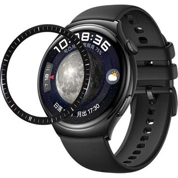 Microsonic Huawei Watch 4 Pro Tam Kaplayan Temperli Cam Full Siyah Ekran Koruyucu