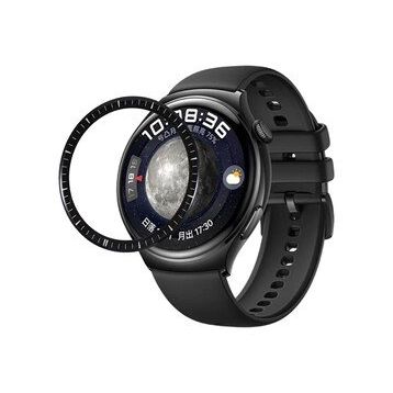 Microsonic Huawei Watch 4 Pro Tam Kaplayan Temperli Cam Full Siyah Ekran Koruyucu