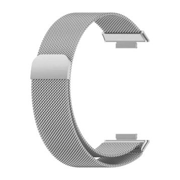 Microsonic Huawei Watch Fit 2 Milanese Loop Gümüş Kordon