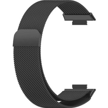 Microsonic Huawei Watch Fit 2 Milanese Loop Siyah Kordon