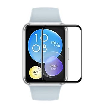 Microsonic Huawei Watch Fit 2 Tam Kaplayan Nano Cam Siyah Ekran Koruyucu