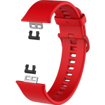 Microsonic Huawei Watch Fit Silicone Sport Band Kırmızı Kordon