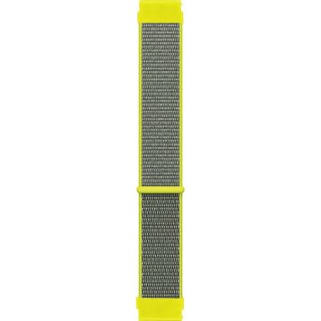 Microsonic Huawei Watch Gt Runner Hasırlı Woven Sport Loop Sarı Kordon