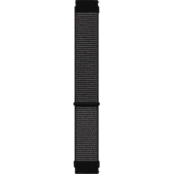 Microsonic Huawei Watch Gt Runner Hasırlı Woven Sport Loop Siyah Kordon