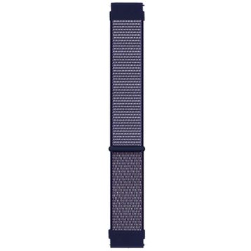 Microsonic Huawei Watch GT2 46 mm Hasırlı Woven Sport Loop Mor Uyumlu Kordon