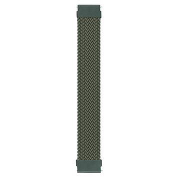 Microsonic Huawei Watch GT2 Pro Braided Solo Loop Band Koyu Yeşil 135 mm Small Kordon
