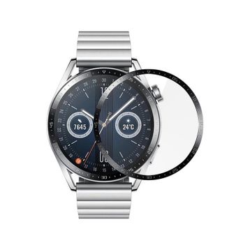 Microsonic Huawei Watch GT3 Siyah 46 mm Full Ekran Koruyucu