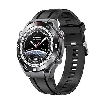 Microsonic Huawei Watch Ultimate Silicone Sport Band Siyah Akıllı Saat Kordon