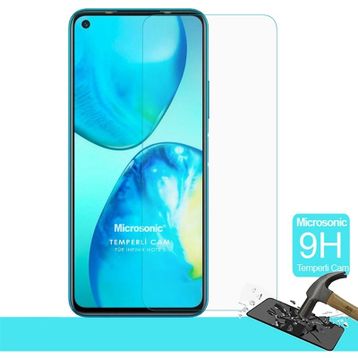 Microsonic Infinix Note 8i Tempered Glass Cam Ekran Koruyucu