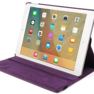 Microsonic iPad Pro 10.5 360 Dönerli Stand Deri Kırmızı Kılıf