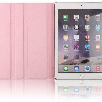 Microsonic iPad Pro 10.5 360 Dönerli Stand Deri Kırmızı Kılıf