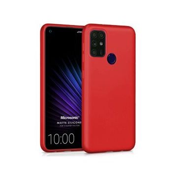 Microsonic Matte Silicone Casper Via F20 Kırmızı Cep Telefonu Kılıfı