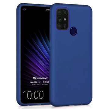 Microsonic Matte Silicone Casper Via F20 Lacivert Cep Telefonu Kılıfı
