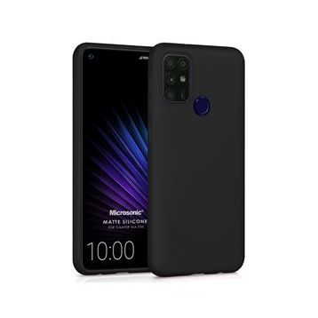 Microsonic Matte Silicone Casper Via F20 Siyah Cep Telefonu Kılıfı