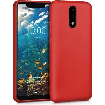 Microsonic Matte Silicone Casper Via P3 Kırmızı Cep Telefonu Kılıfı