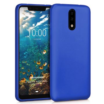 Microsonic Matte Silicone Casper Via P3 Mavi Cep Telefonu Kılıfı