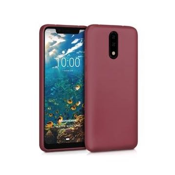 Microsonic Matte Silicone Casper Via P3 Mor Cep Telefonu Kılıfı