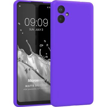 Microsonic Matte Silicone Samsung Galaxy A04E Mavi Kılıf