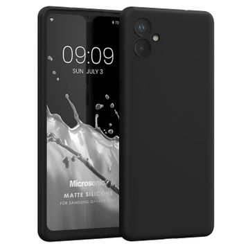 Microsonic Matte Silicone Samsung Galaxy A04E Siyah Kılıf