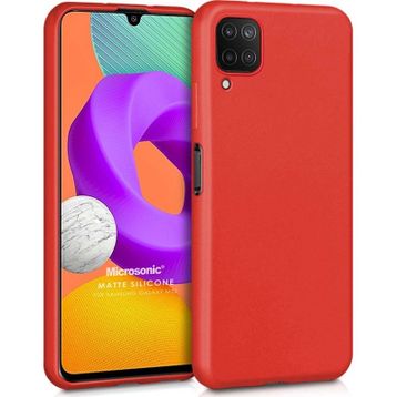 Microsonic Matte Silicone Samsung Galaxy A22 4G Mor Kılıf