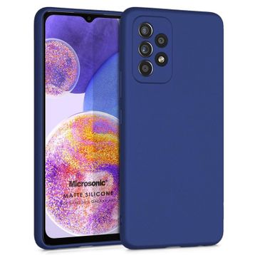Microsonic Matte Silicone Samsung Galaxy A23 Gold Kılıf