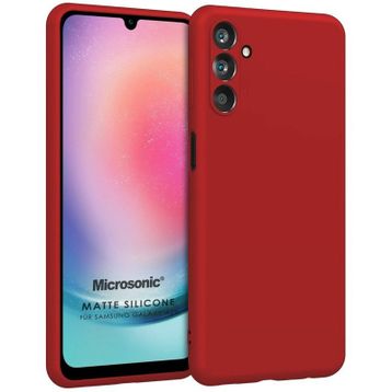 Microsonic Matte Silicone Samsung Galaxy M14 Siyah Kılıf