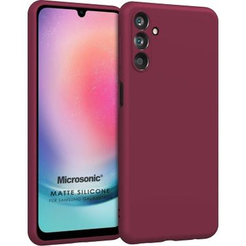 Microsonic Matte Silicone Samsung Galaxy M14 Siyah Kılıf