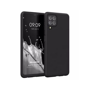 Microsonic Matte Silicone Samsung Galaxy M32 4G Siyah Kılıf
