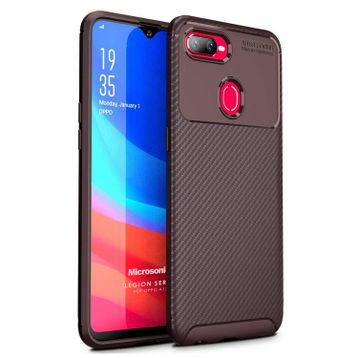 Microsonic Oppo A12 Legion Series Kahverengi Cep Telefonu Kılıfı