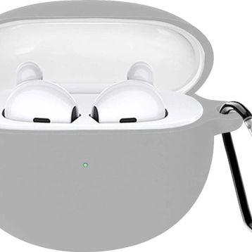 Microsonic Oppo Enco Air 2 Mat Silikon Gri Kulaklık Kılıfı
