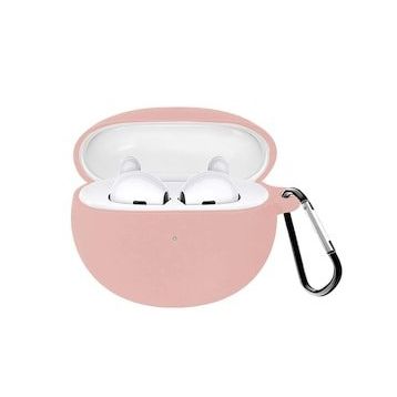 Microsonic Oppo Enco Air 2 Mat Silikon Pembe Kılıf