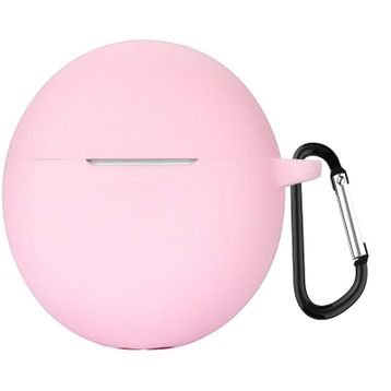 Microsonic Oppo Enco Air 2i Askılı Mat Silikon Pembe Kulaklık Kılıfı