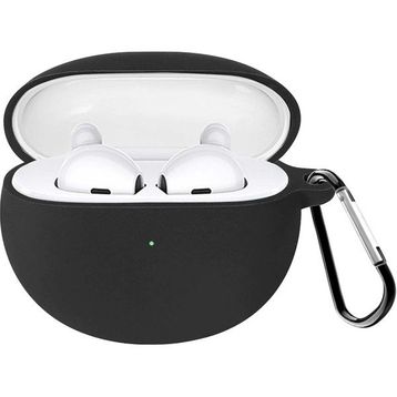 Microsonic Oppo Enco Air Mat Silikon Siyah Kulaklık Kılıfı