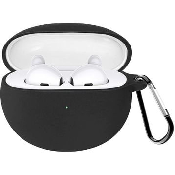 Microsonic Oppo Enco Air Mat Silikon Siyah Kulaklık Kılıfı